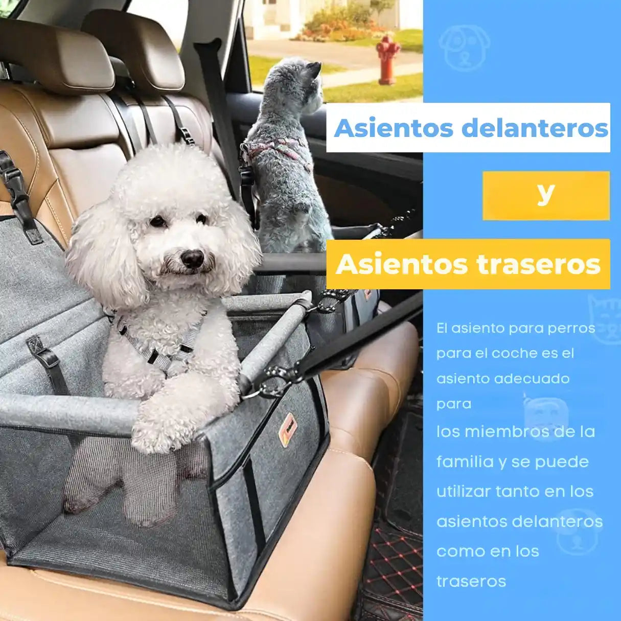 ASIENTO DE AUTO PARA MASCOTAS