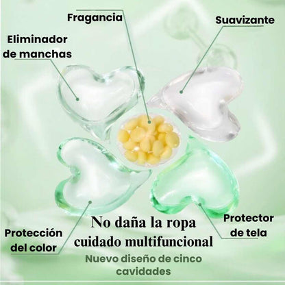 Aromacol® Balde con 70 cápsulas de lavado y aroma a camelia