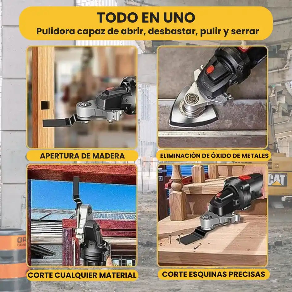 Kit 4 en 1 Pro® para Pulidora con cabezal Universal