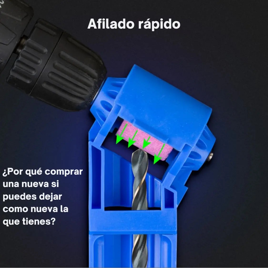 Salvabrocas® – Afilador de brocas portátil