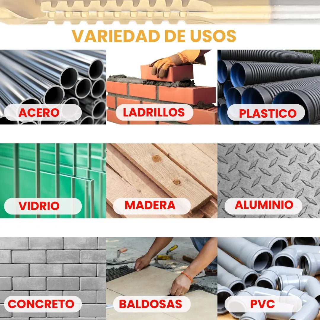 TITANBROC® X6 JUEGO DE BROCAS DENTADAS EN TITANIO