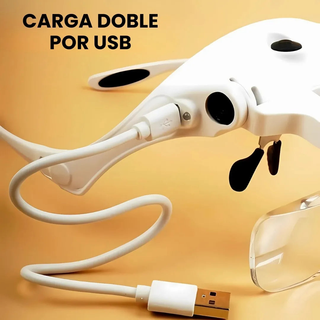 VISIONPRO 4K® GAFAS DESMONTABLES CON 5 LENTES + LED